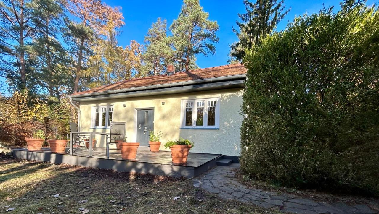 Ferienhaus Im Gruenen Mit Kamin Oranienburg Esterno foto