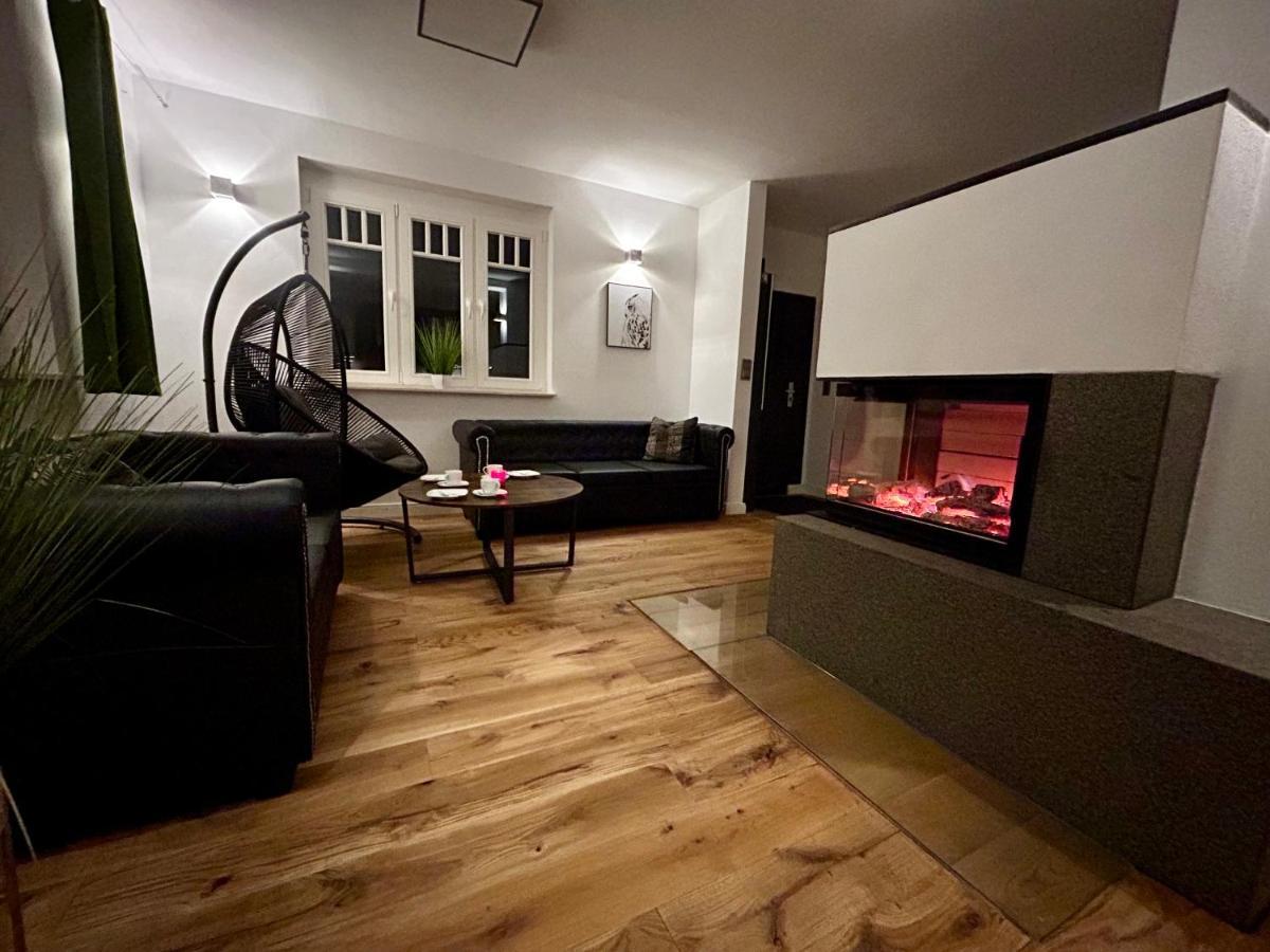 Ferienhaus Im Gruenen Mit Kamin Oranienburg Esterno foto