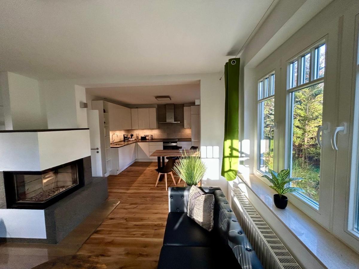 Ferienhaus Im Gruenen Mit Kamin Oranienburg Esterno foto