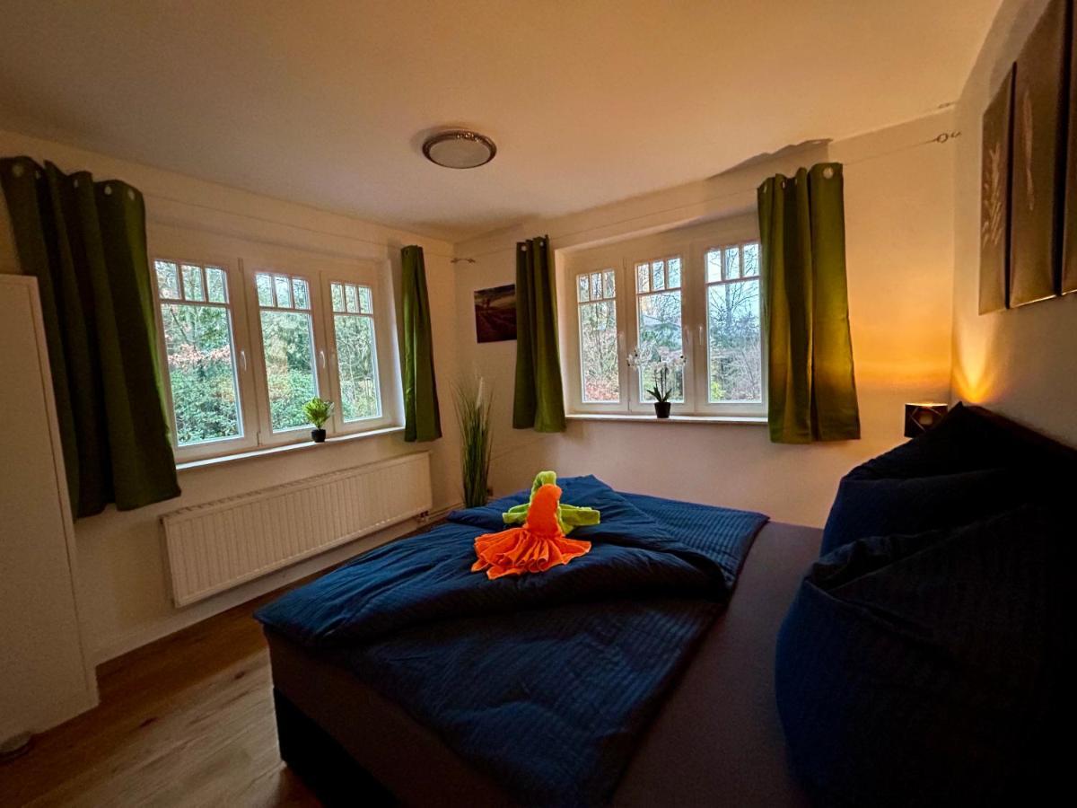 Ferienhaus Im Gruenen Mit Kamin Oranienburg Esterno foto